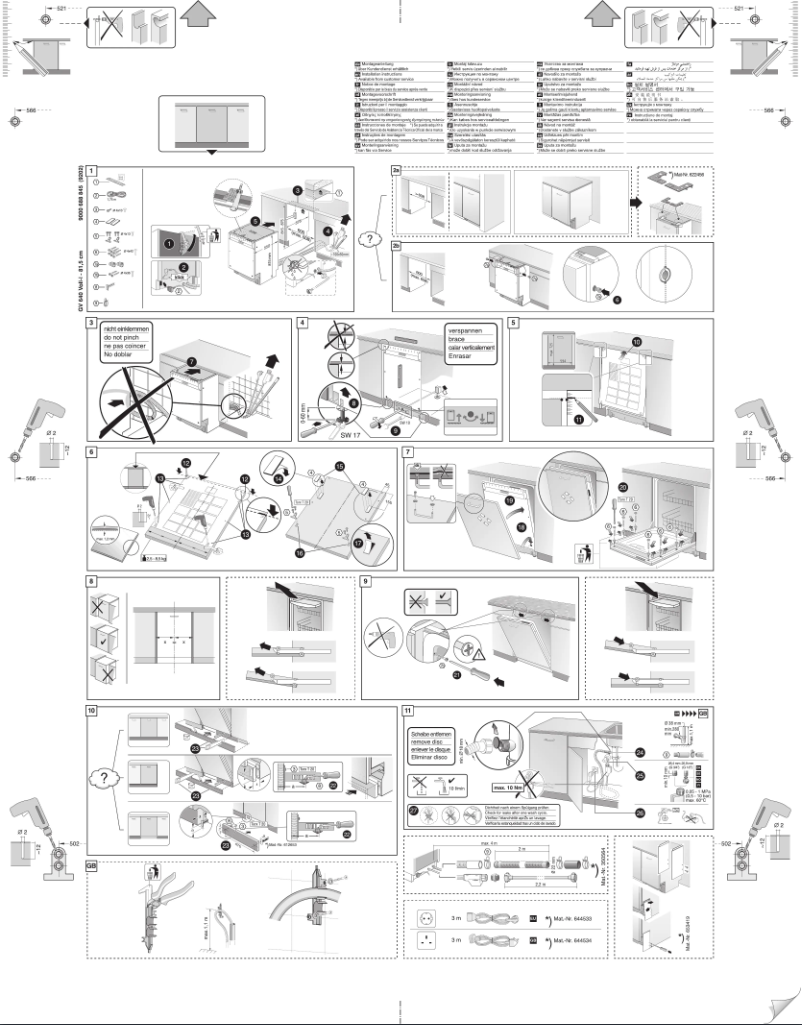 Page n°1 - Manuel utilisateur Bosch SMV59T10RU