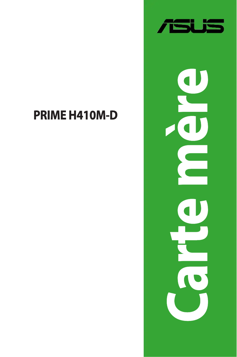 Image de la première page du manuel de l'appareil Prime H410M-D