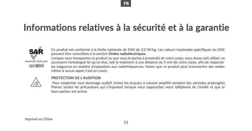 Image de la première page du manuel de l'appareil 3082 4G