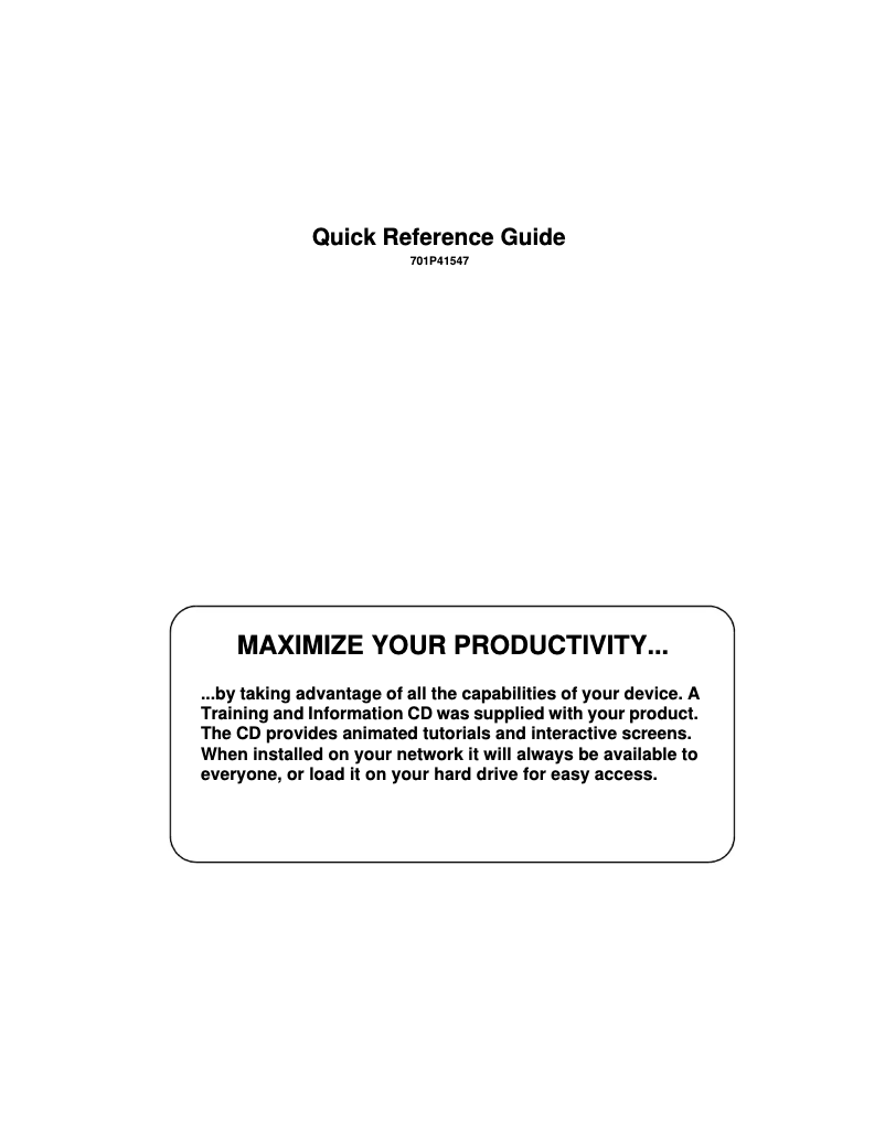 Page n°1 - Manuel utilisateur Xerox WorkCentre Pro 75