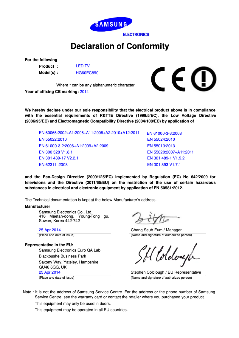Image de la première page du manuel de l'appareil HG40EC890XB