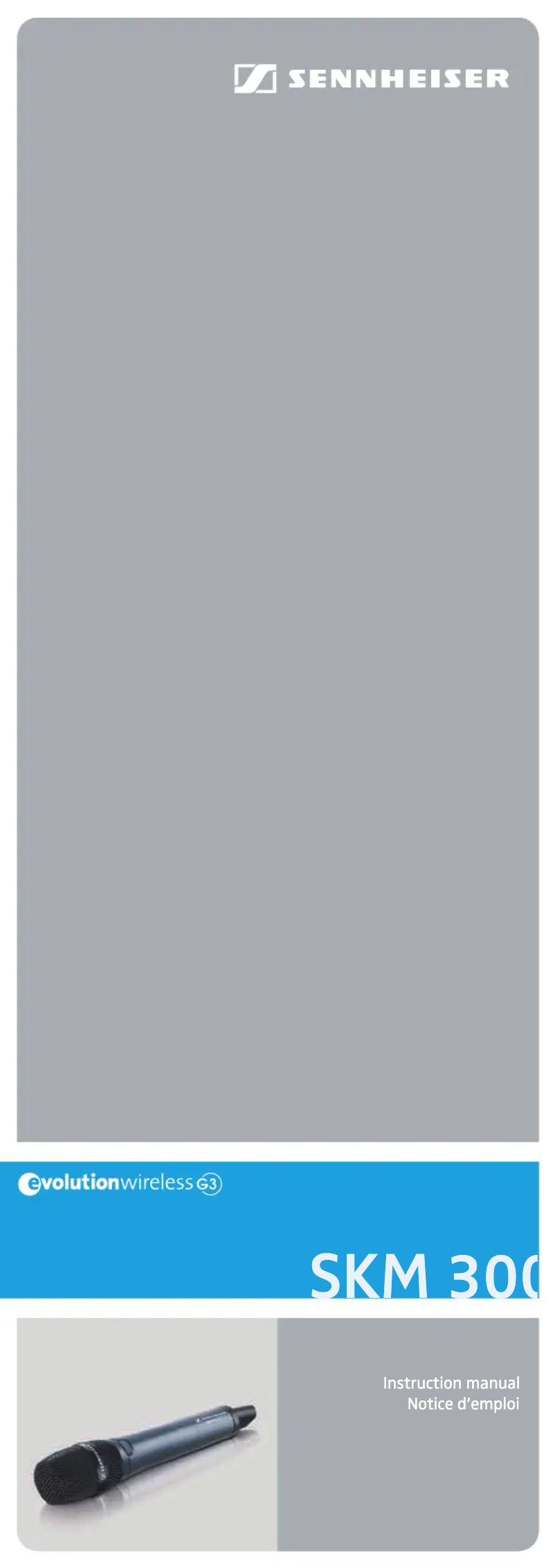 Imagen de la primera página del manual del dispositivo SKM 300-845 G3