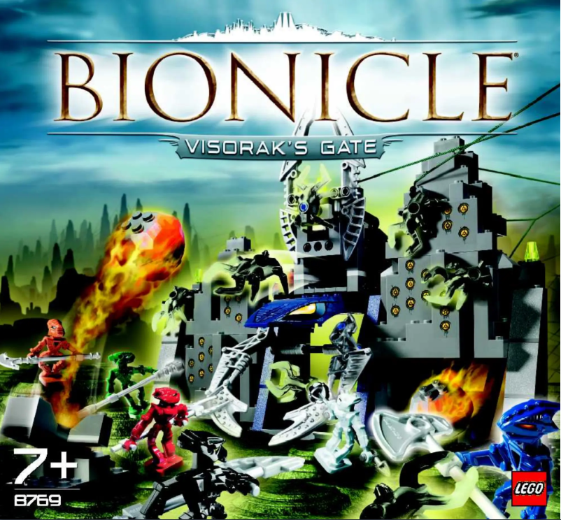 Page 1 de la notice Manuel utilisateur Lego Bionicle 8769