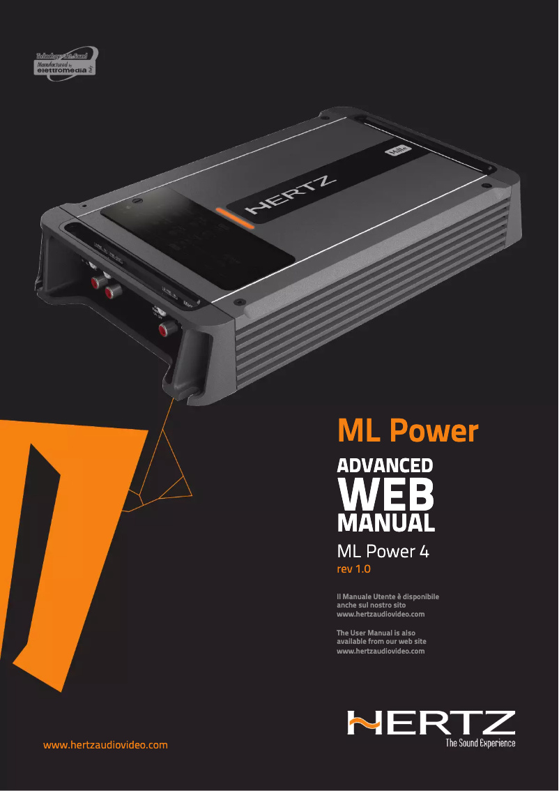 Page 1 de la notice Manuel utilisateur Hertz ML Power 4