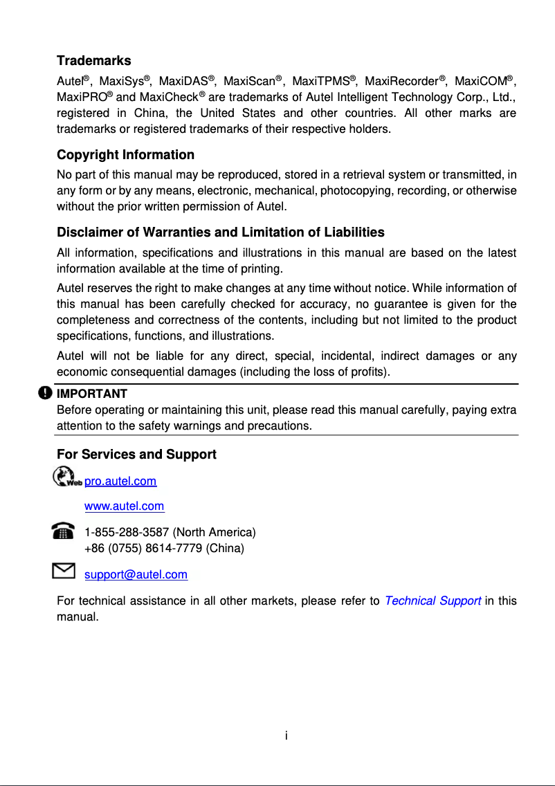 Image de la première page du manuel de l'appareil MaxiPRO MP900E