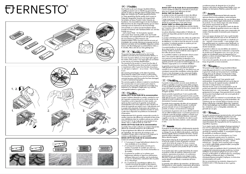 Página 1 del manual Manual de usuario Ernesto IAN 290486