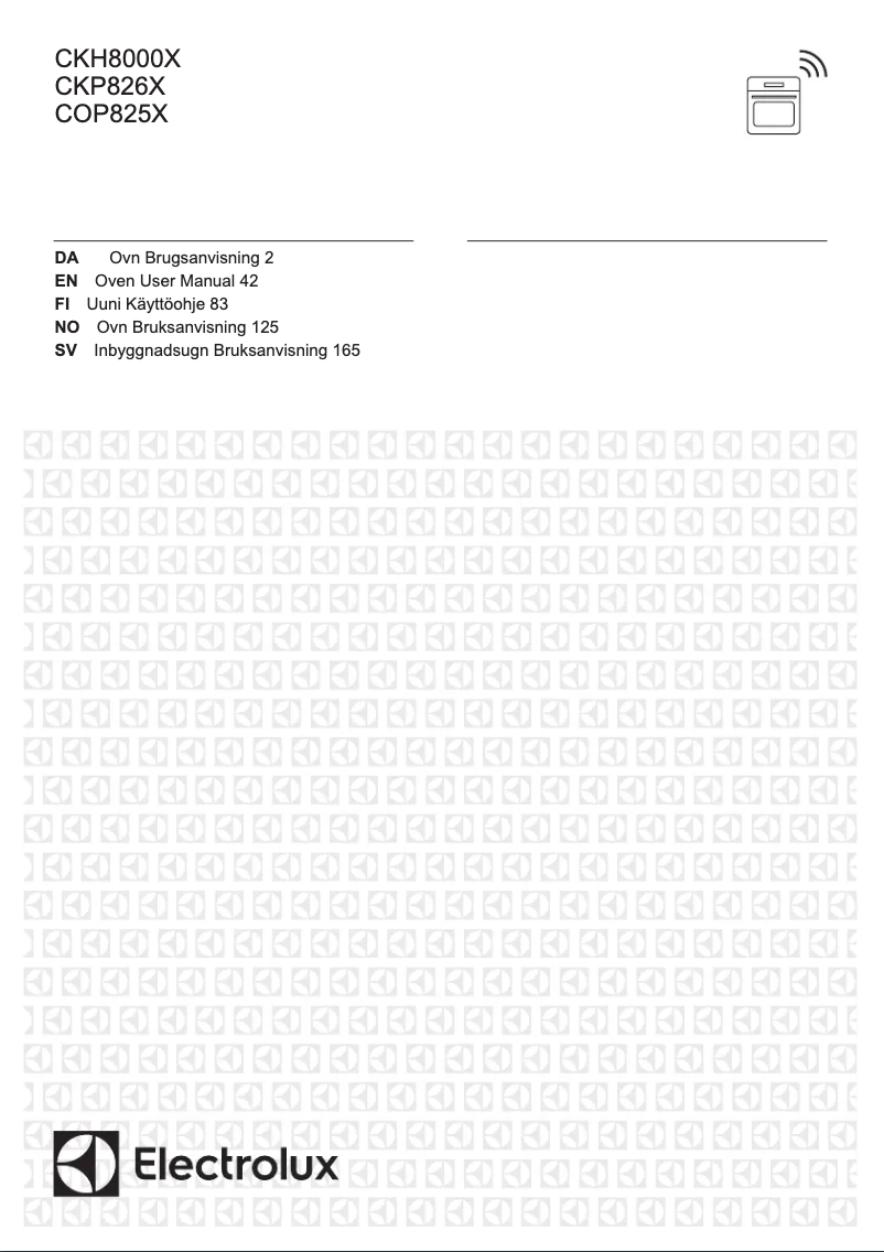 Image de la première page du manuel de l'appareil CKP826X