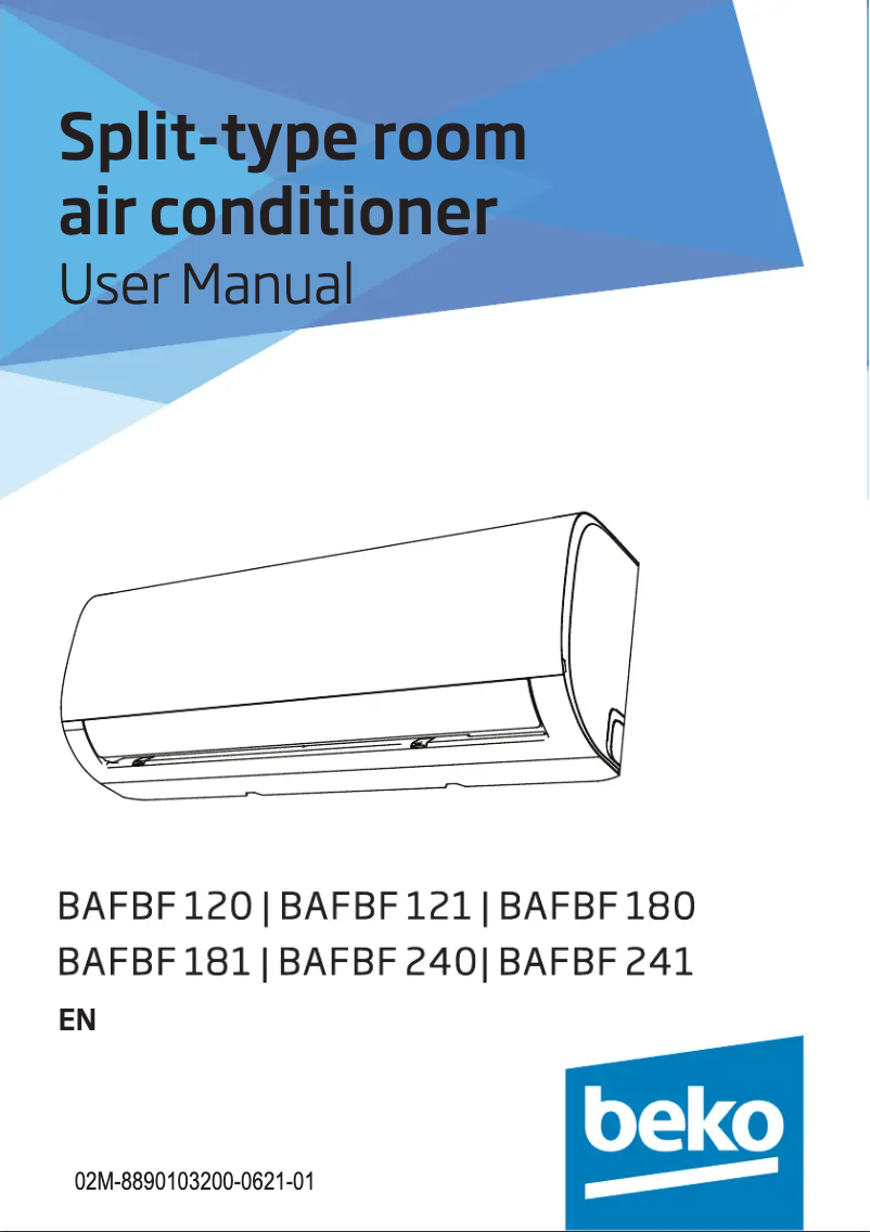 Page 1 de la notice Manuel utilisateur Beko BAFBF 240