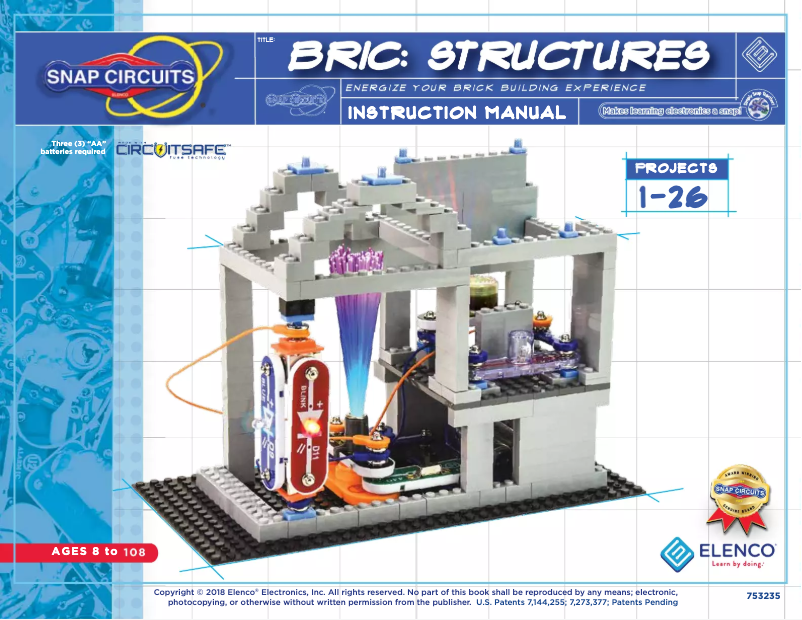 Image de la première page du manuel de l'appareil Bric: Structures SC-BRIC1
