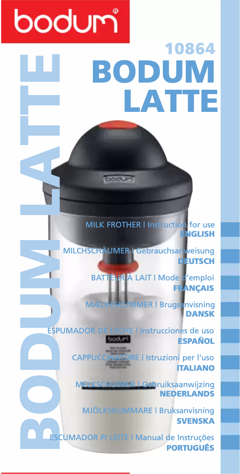 Página 1 del manual Manual de usuario Bodum Latte