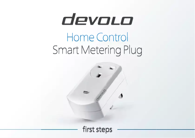 Page 1 de la notice Manuel utilisateur Devolo Home Control Smart Metering Plug 9807