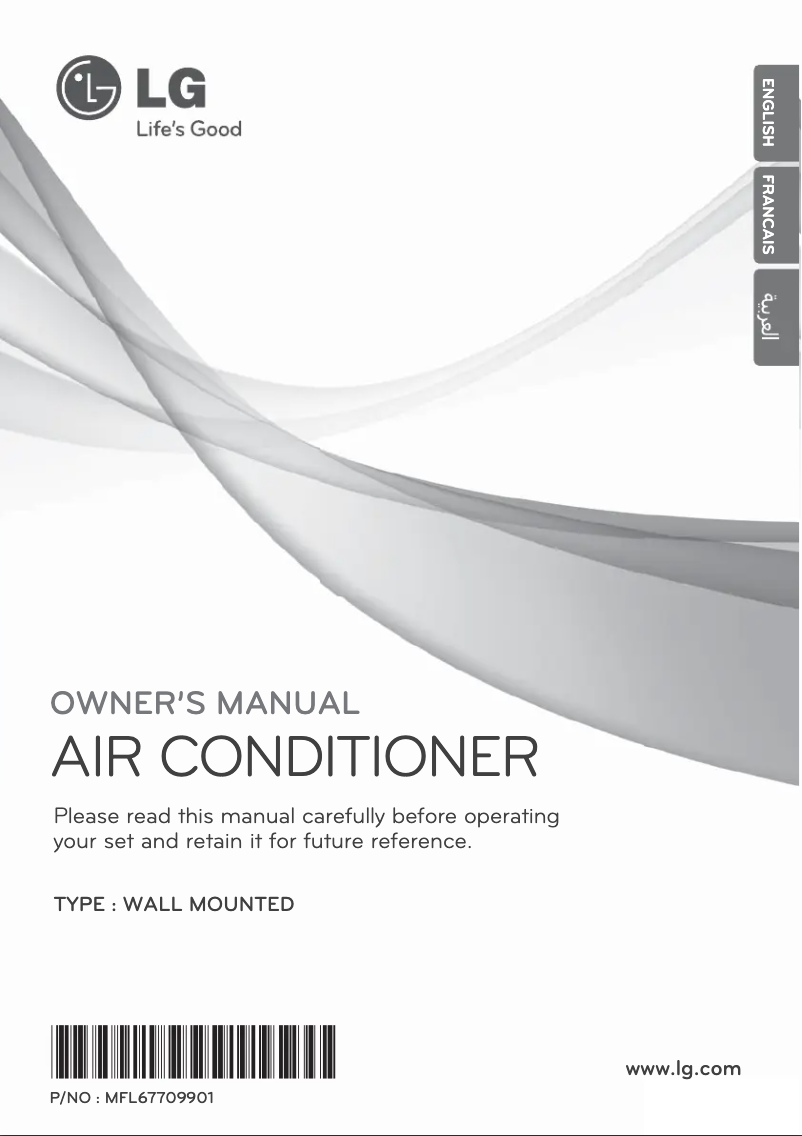 Page 1 de la notice Manuel utilisateur LG MS09AWR