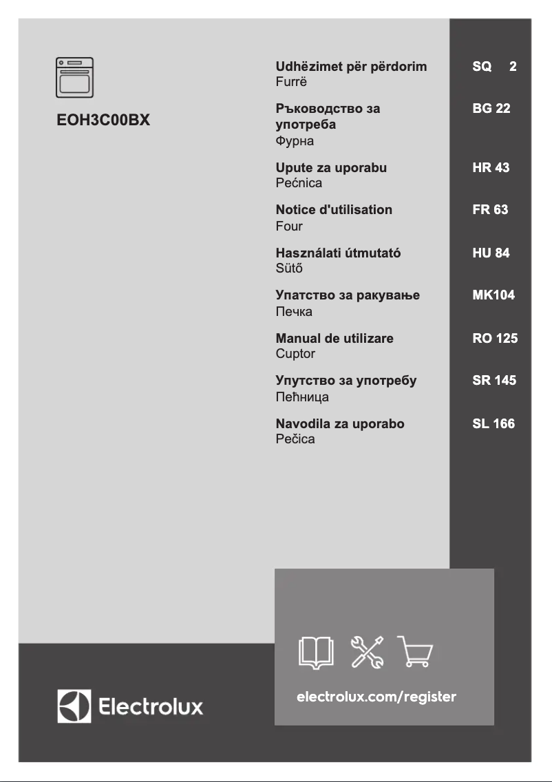 Image de la première page du manuel de l'appareil EOH3C00BX