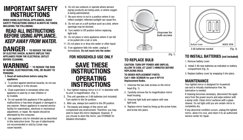 Imagen de la primera página del manual del dispositivo BE4NW