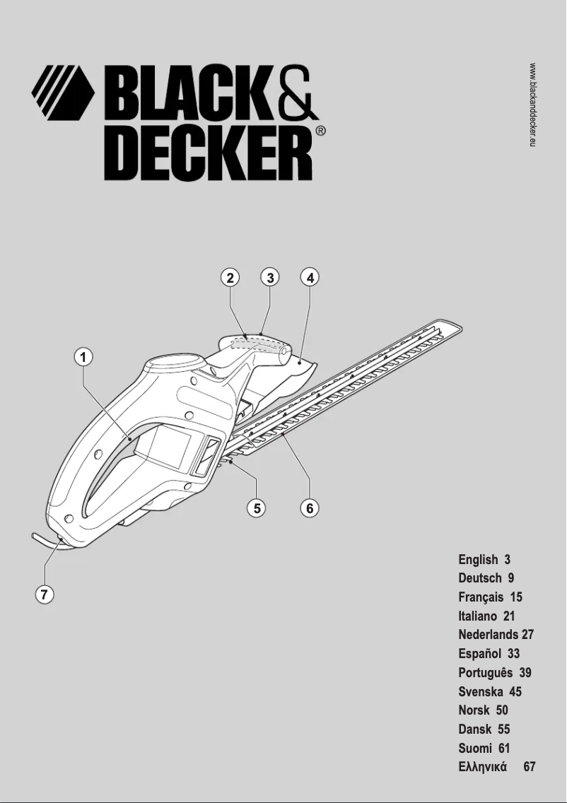 Page n°1 - Manuel utilisateur Black & Decker GT115