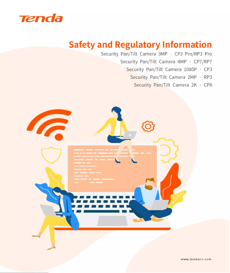 Page n°1 - Instructions de sécurité Tenda RP3 Pro