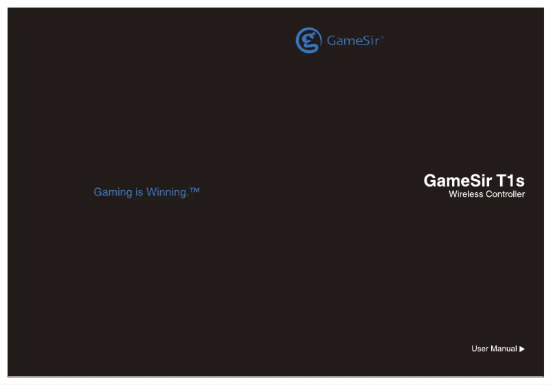 Image de la première page du manuel de l'appareil T1s