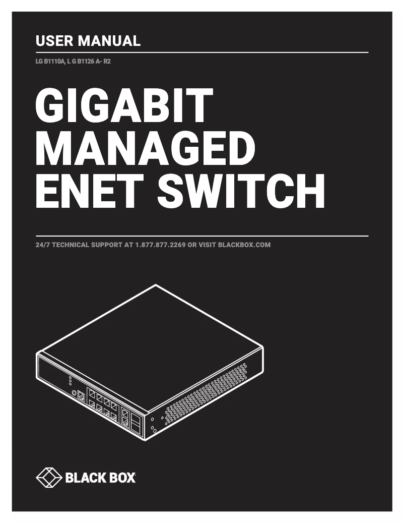 Page n°1 - Manuel utilisateur Black Box LGB1126A-R2