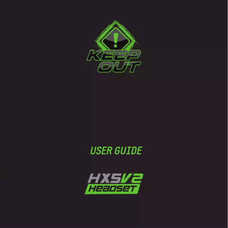 Image de la première page du manuel de l'appareil HX5V2