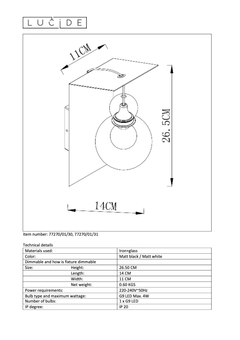 Página 1 del manual Manual de usuario Lucide Mads