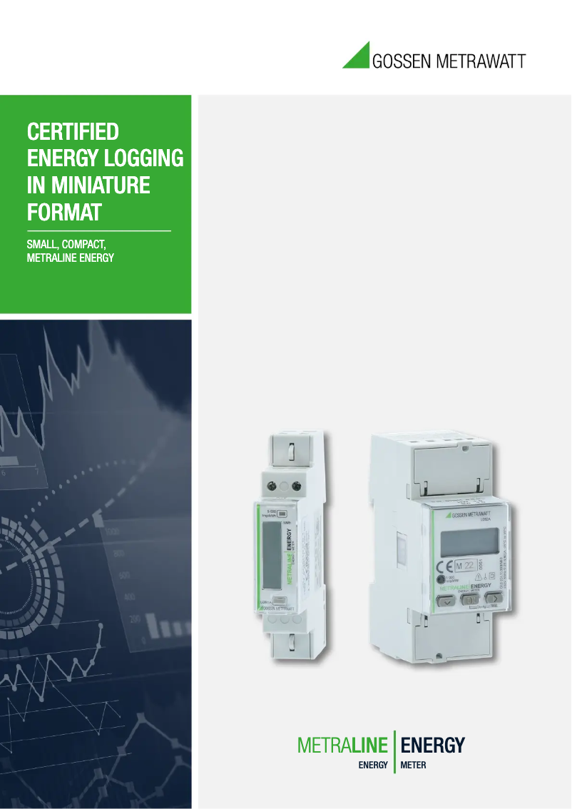 Image de la première page du manuel de l'appareil METRALINE ENERGY U282