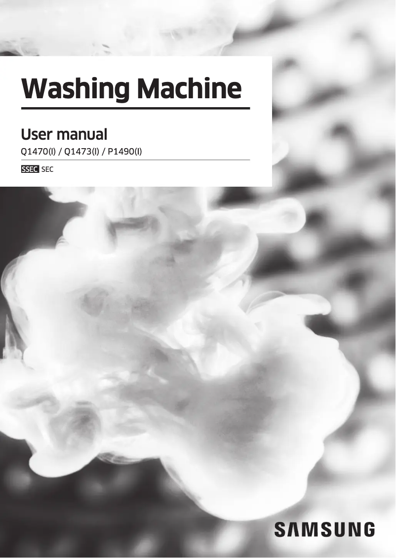 Image de la première page du manuel de l'appareil P1490IUU