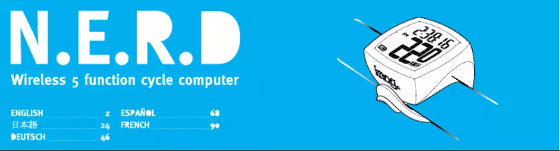 Image de la première page du manuel de l'appareil Nerd 5