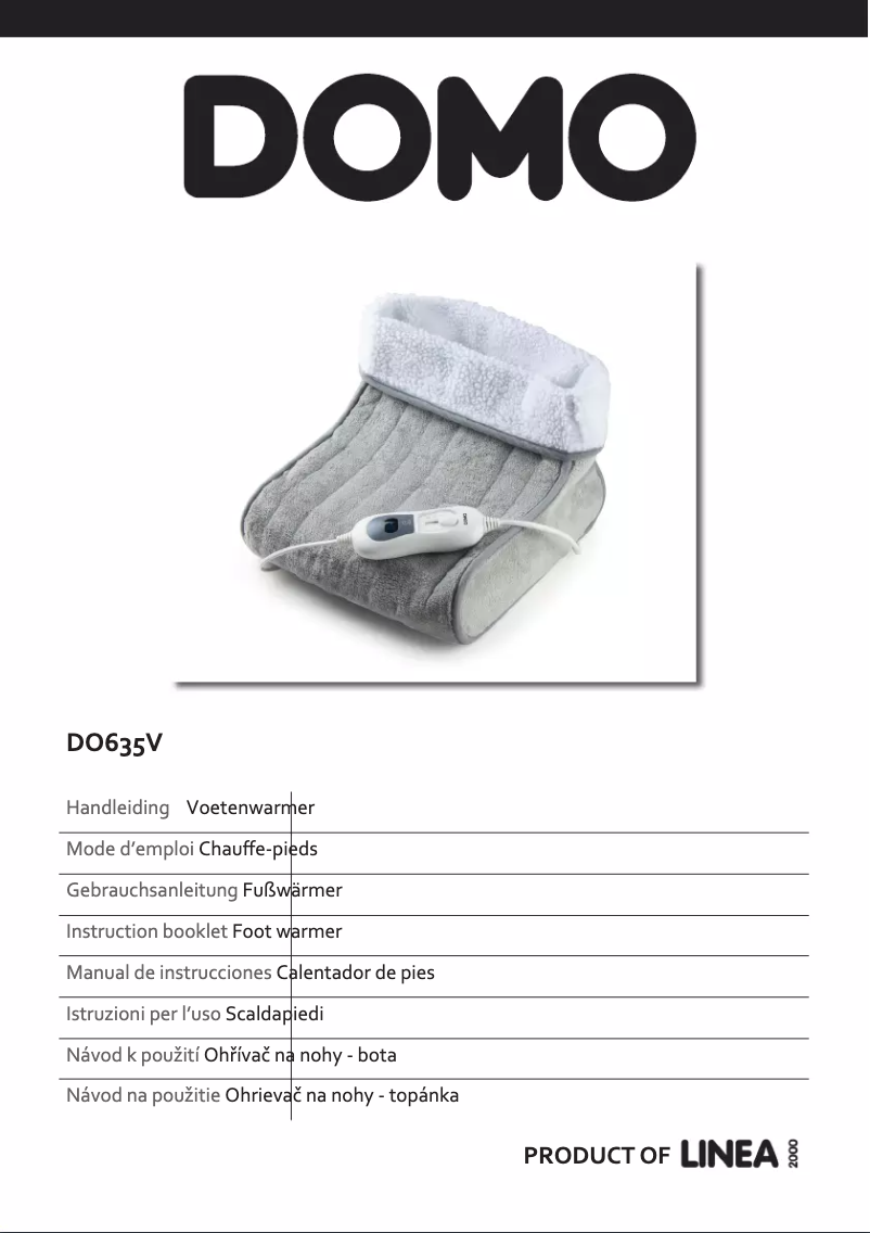 Image de la première page du manuel de l'appareil DO635V