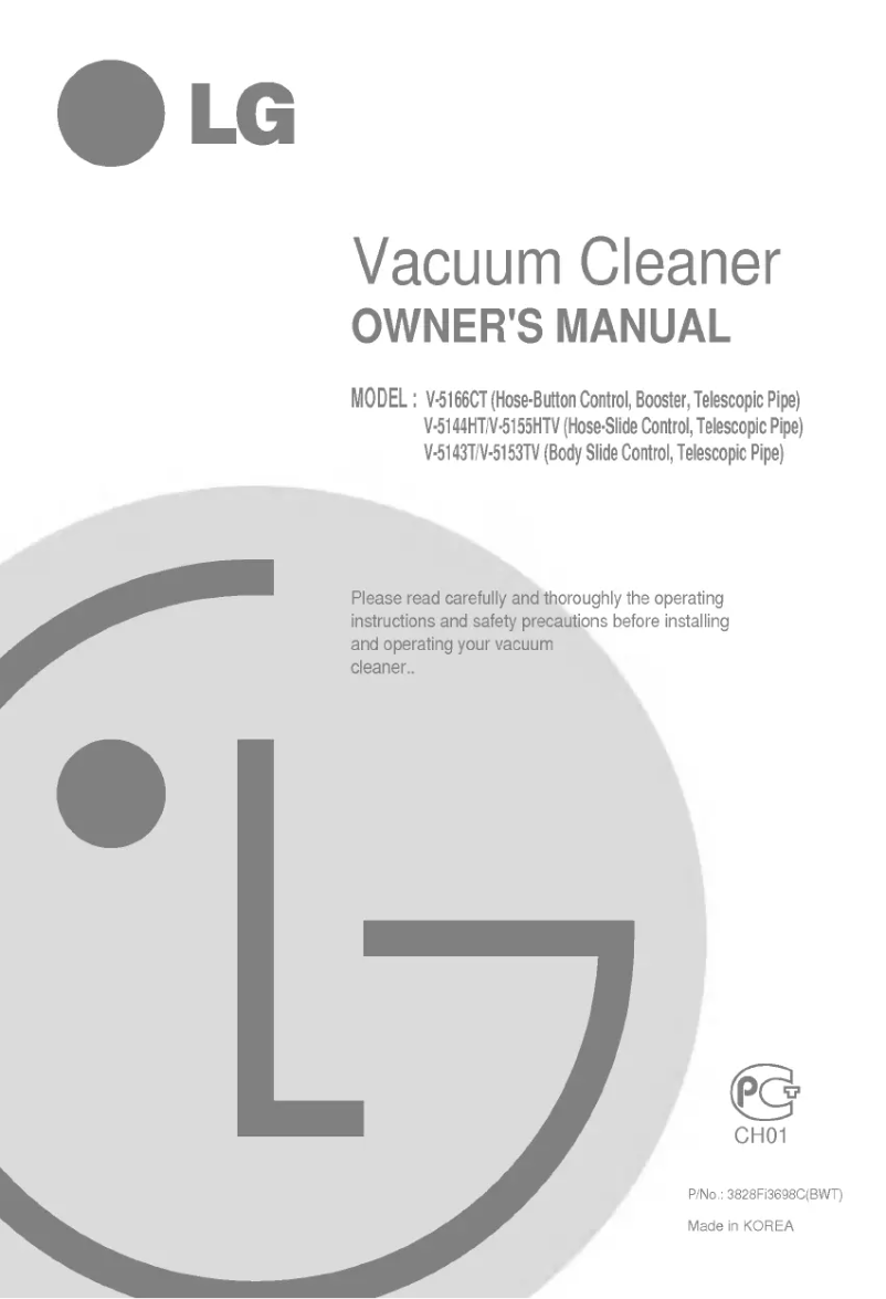 Page n°1 - Manuel utilisateur LG V-5144HT