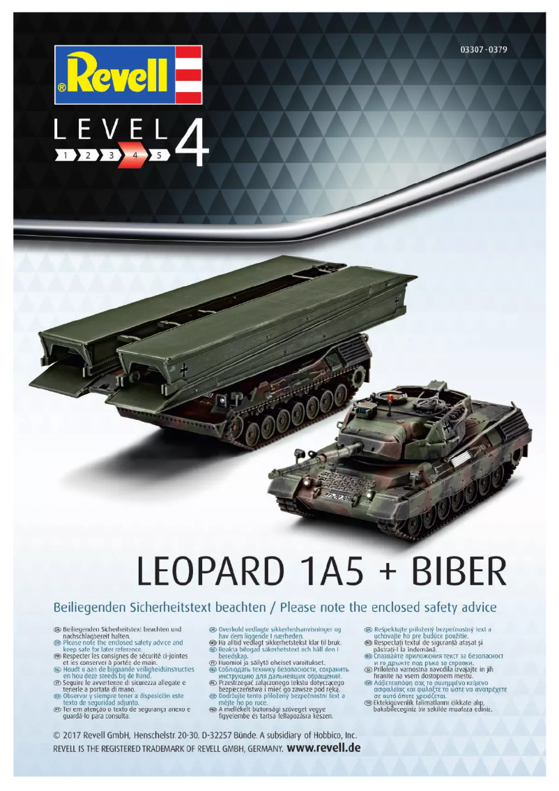 Image de la première page du manuel de l'appareil Leopard 1A5