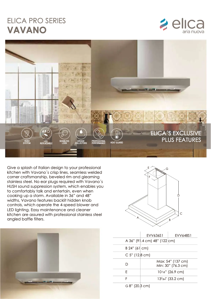 Image de la première page du manuel de l'appareil Vavano EVV648SS
