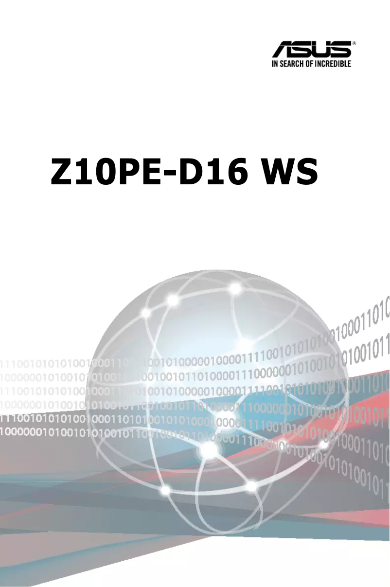 Page 1 de la notice Manuel utilisateur Asus Z10PE D16 WS