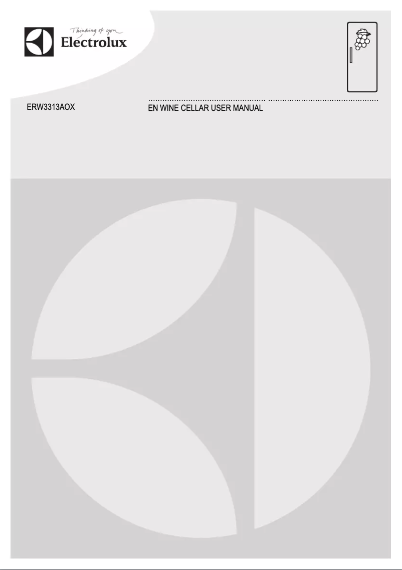Page n°1 - Manuel utilisateur Rex ERW3313AOX