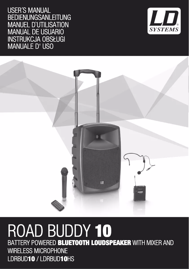 Página 1 del manual Manual de usuario LD Systems Road Buddy 10