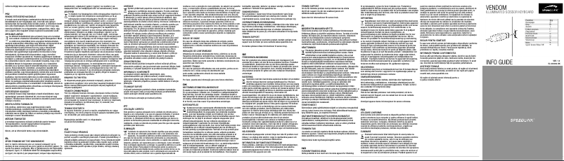 Page 1 de la notice Manuel utilisateur Speed-Link Vendom SL-640002-BK