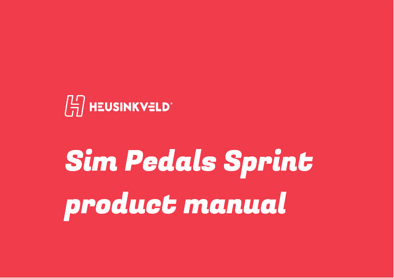 Page n°1 - Manuel utilisateur Heusinkveld Sim Pedals Sprint