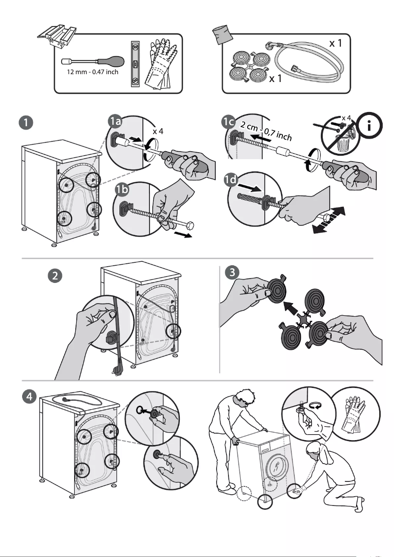 Page n°1 - Instructions de sécurité Privileg PWFV X 773 N