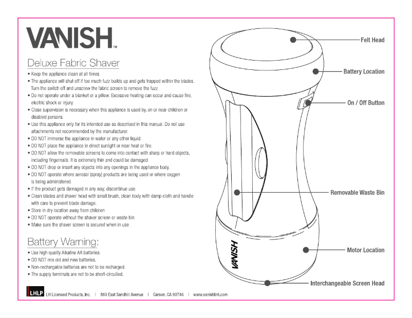 Image de la première page du manuel de l'appareil DELUXE