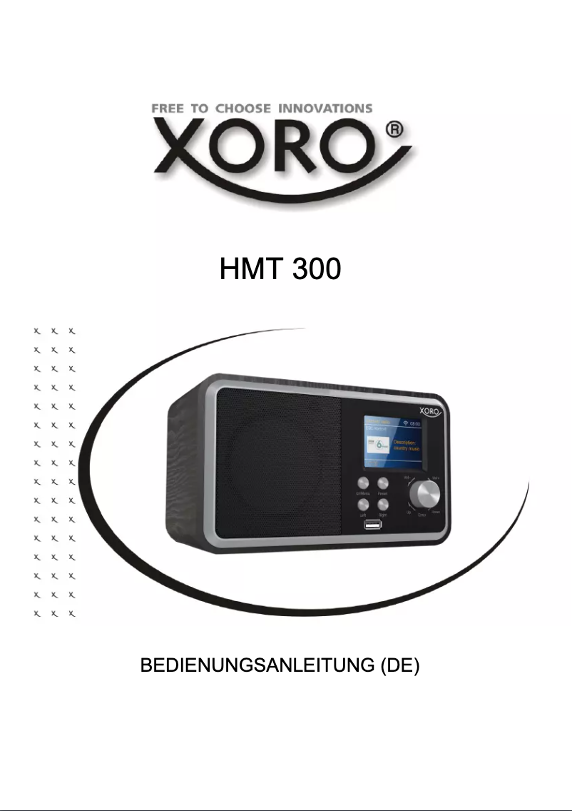 Page n°1 - Manuel utilisateur Xoro HMT 300