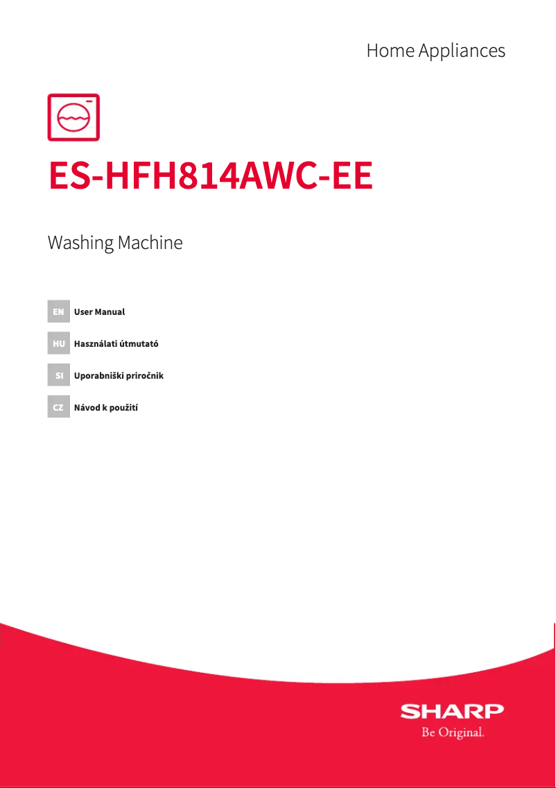 Page n°1 - Manuel utilisateur Sharp ES-HFH814AWC-EE