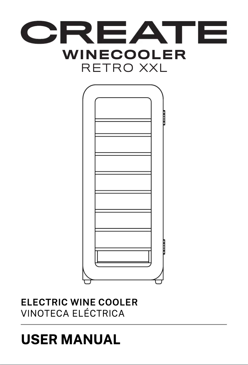 Image de la première page du manuel de l'appareil WINECOOLER RETRO XXL