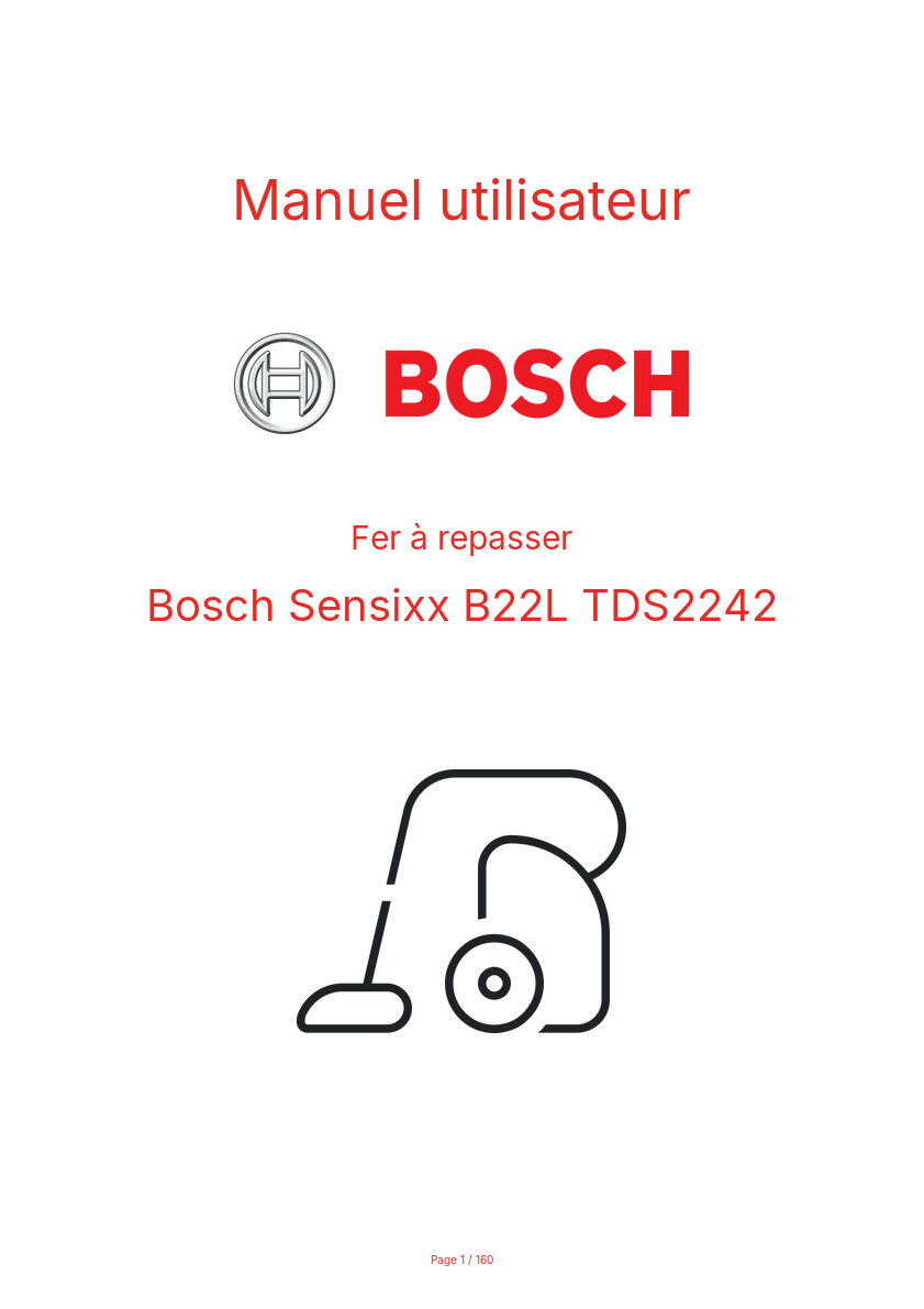 Image de la première page du manuel de l'appareil Sensixx B22L TDS2242