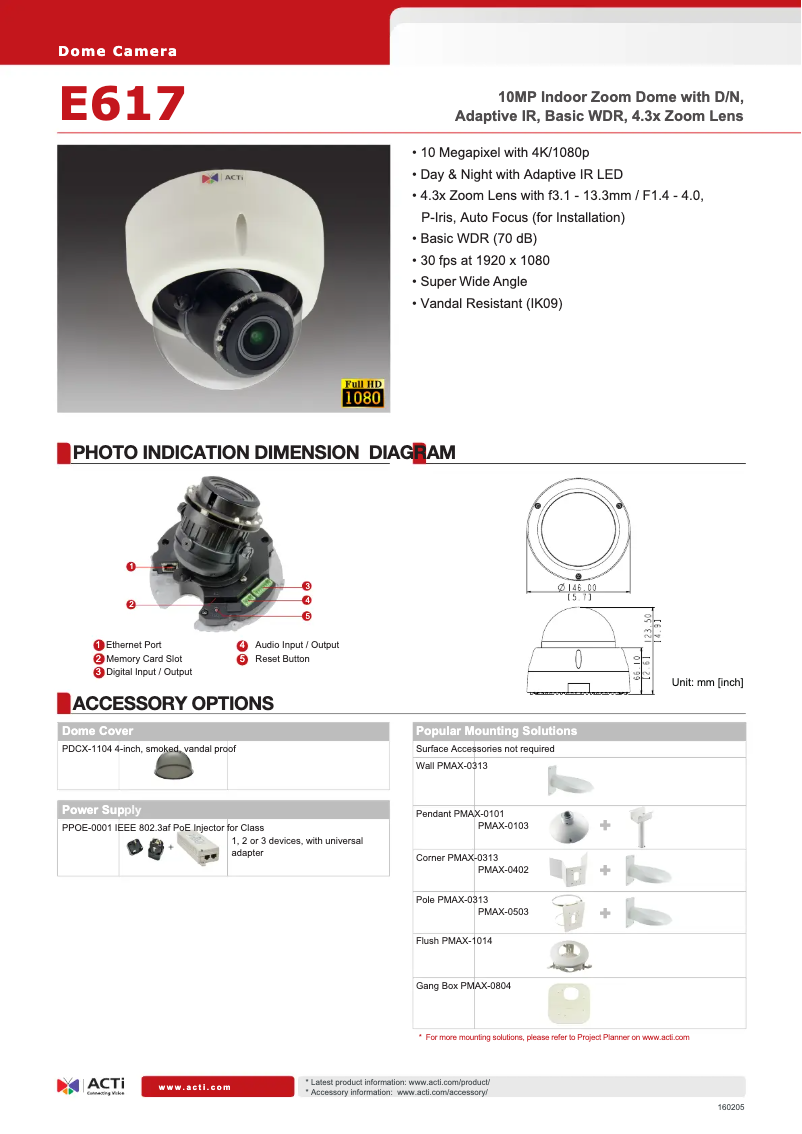 Image de la première page du manuel de l'appareil E617