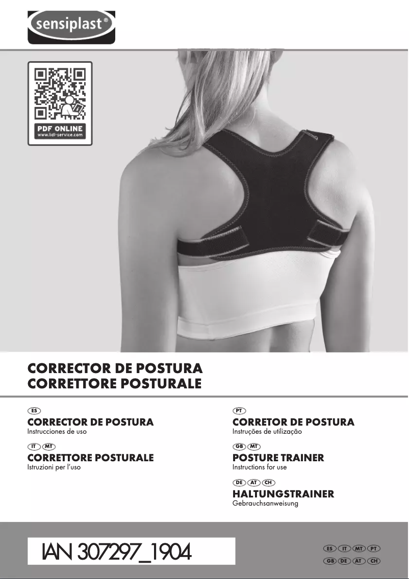 Page 1 de la notice Manuel utilisateur Sensiplast IAN 307297