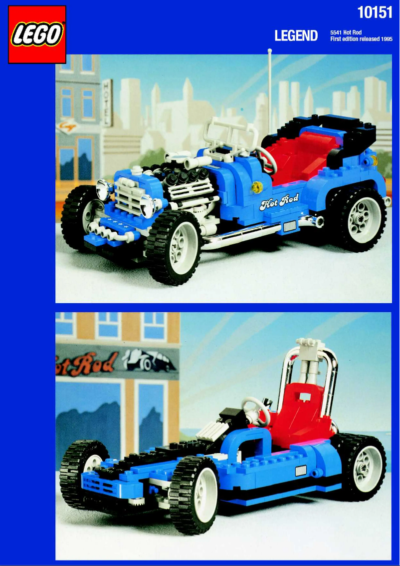 Page 1 de la notice Manuel utilisateur Lego Hot Rod