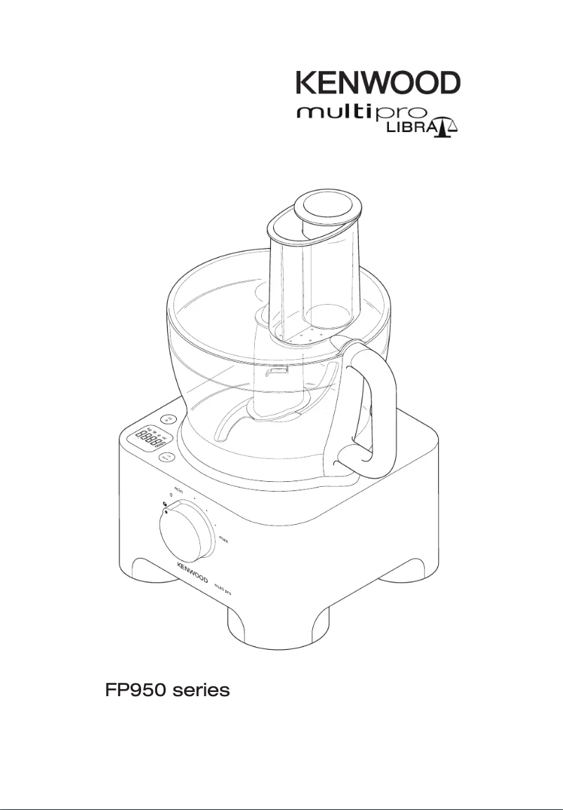 Page 1 de la notice Manuel utilisateur Kenwood FP950