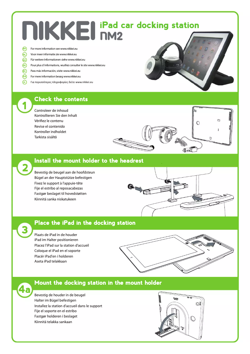 Image de la première page du manuel de l'appareil NM2