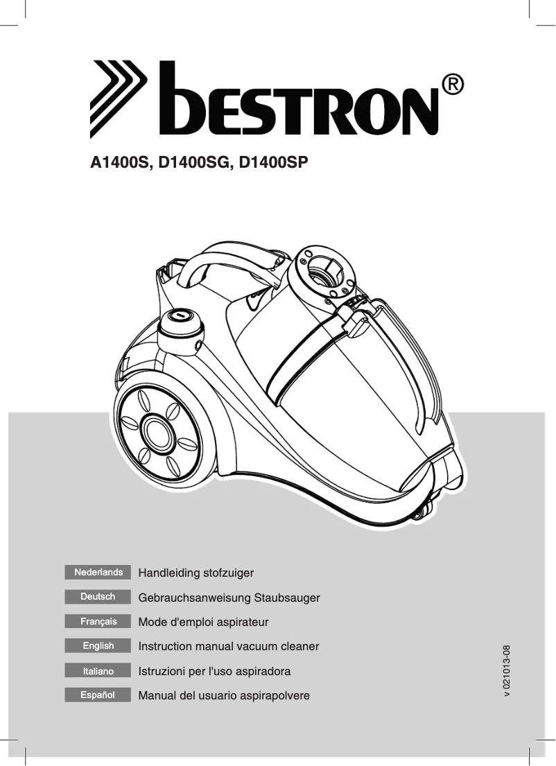 Página 1 del manual Manual de usuario Bestron D1400SG