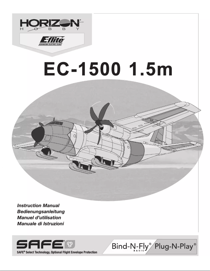 Image de la première page du manuel de l'appareil EC-1500 Twin