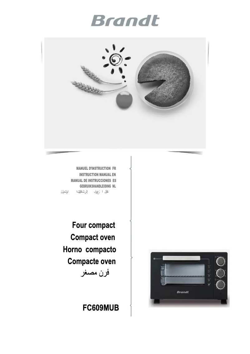 Page 1 de la notice Manuel utilisateur Brandt FC609MUB
